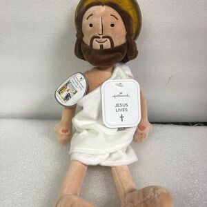 Hallmark Plush Doll with Gold Halo and White Robe